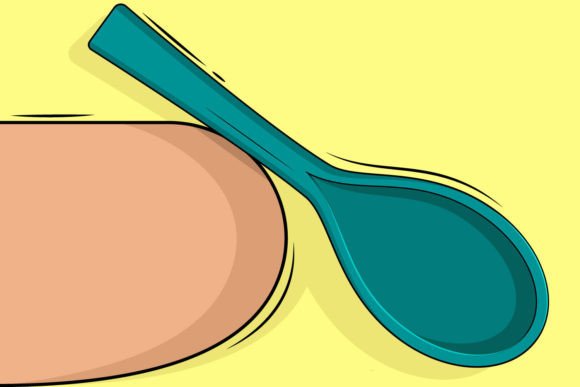Download Spoon with Fresh and Healthy Bread Logo. - Bread logo Collection