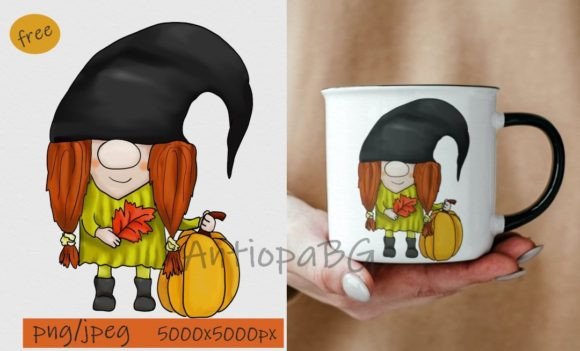 Download Fall Gnome Girl - Fall Collection